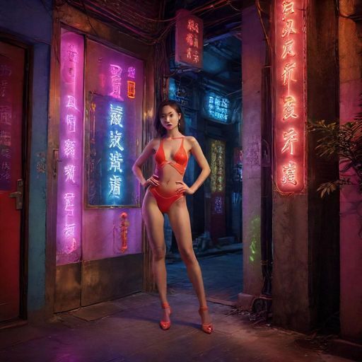 私人工作室门口的霓虹灯招牌