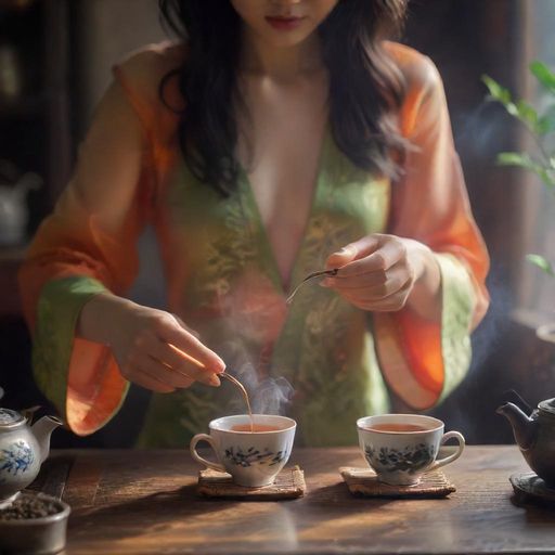 泡茶的优雅瞬间