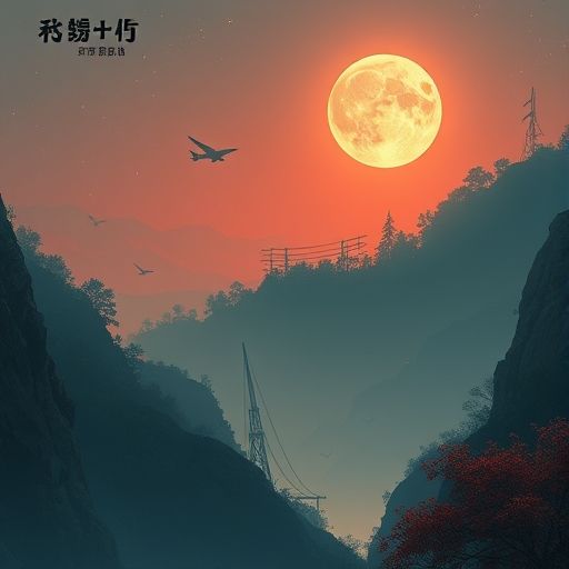 灯光秀的梦幻效果