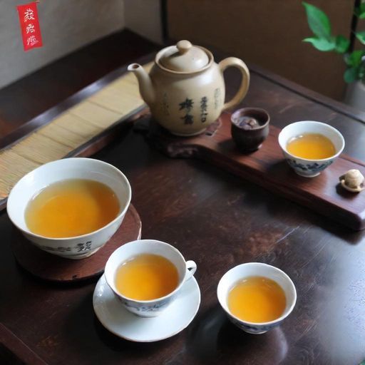 精致的茶具细节