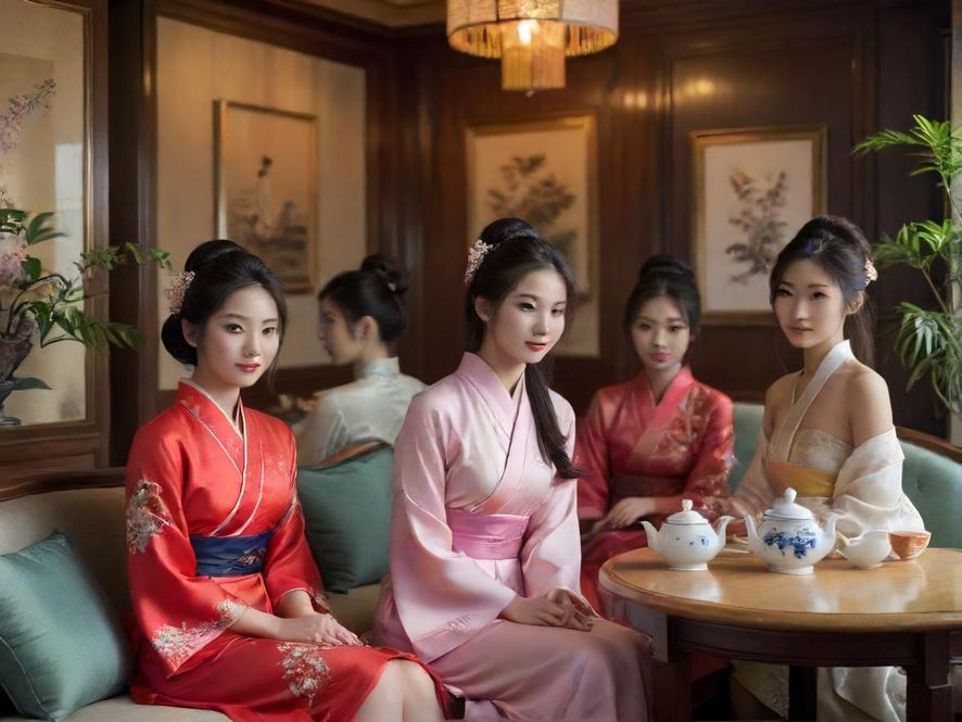 qm花满楼雅致茶室，古风唯美，营造静谧氛围