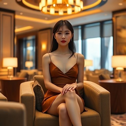 舒适的休闲会所休息区