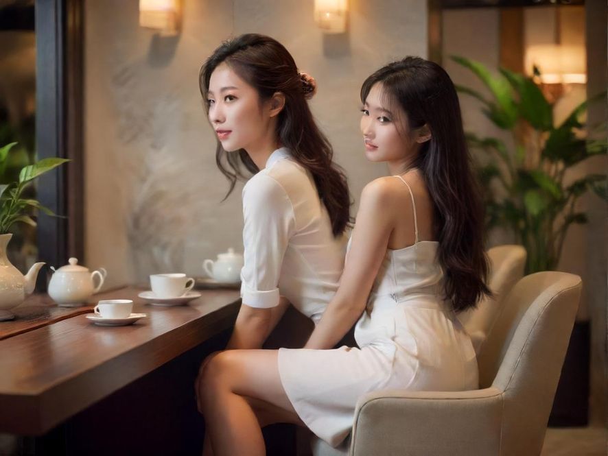 深圳品茶美女唯美茶室