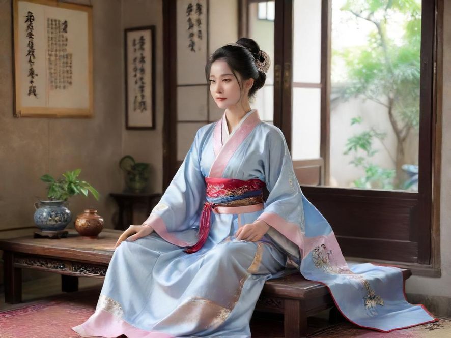 一位女士在舒适的环境中通过笔记本电脑轻松兼职