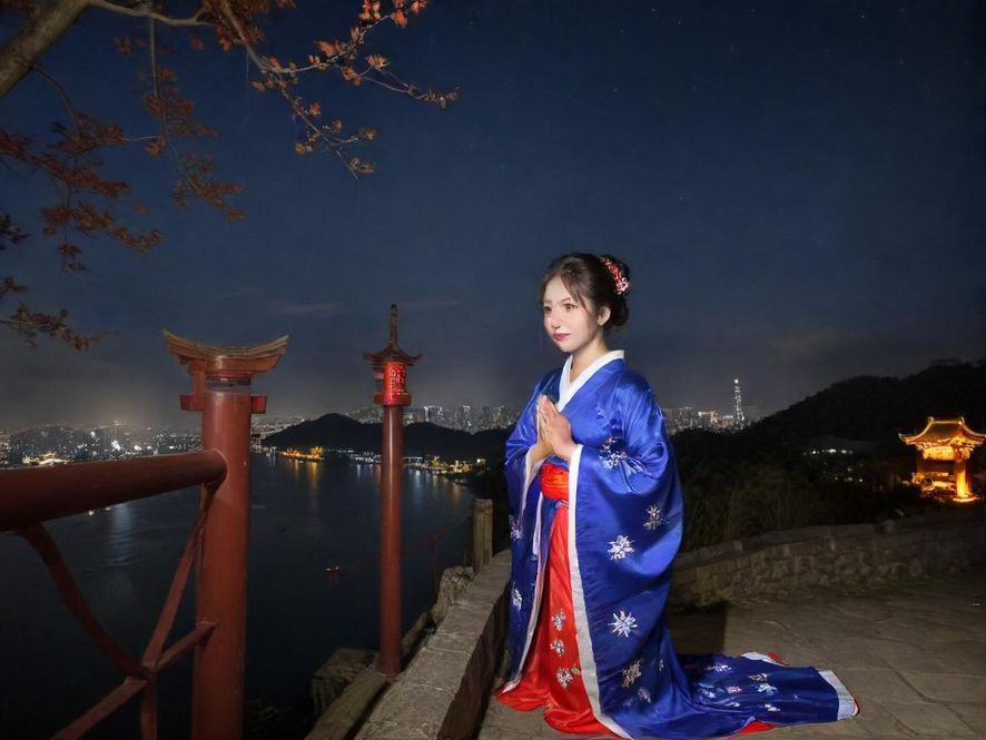 福田夜蒲会所的奢华夜景