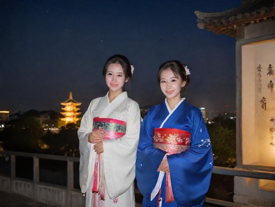 在广州夜色中，手机屏幕上的微信聊天界面，暗示着隐秘的交流