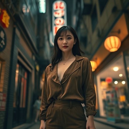 广州老街巷的夜景，充满探索的神秘感