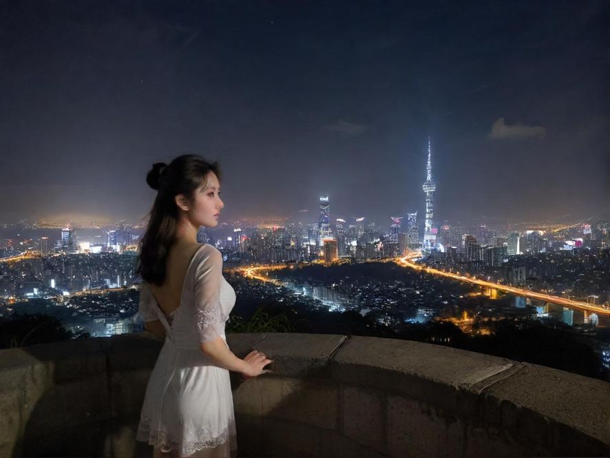 广州夜场会所入口夜景