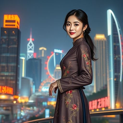 深圳璀璨夜景下的休闲场所