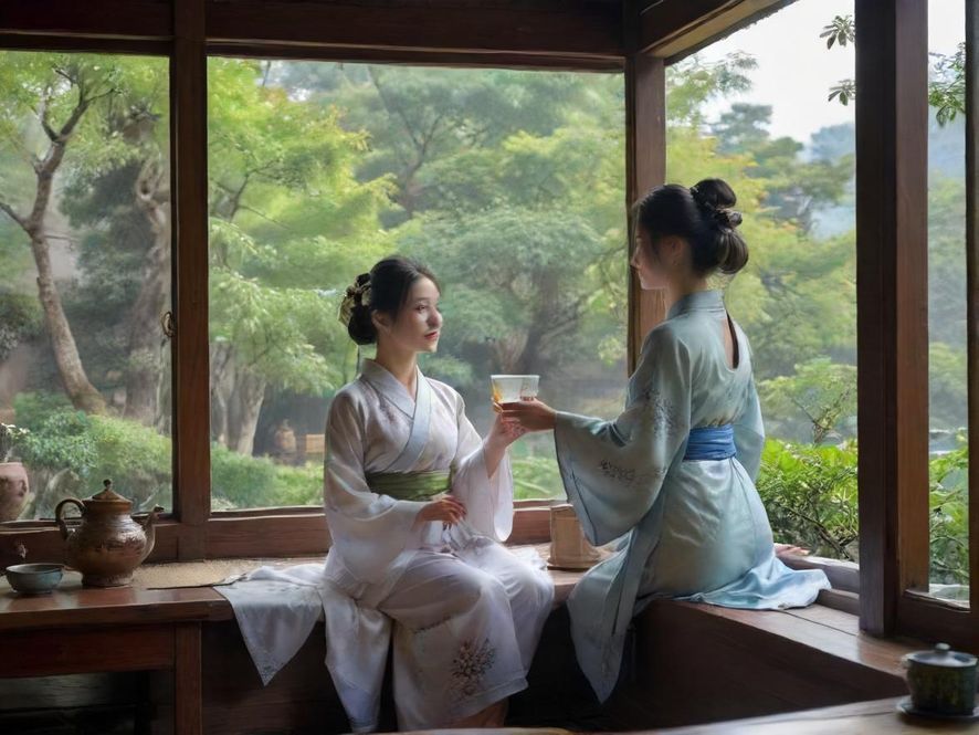 广州隐藏茶社温馨环境展示