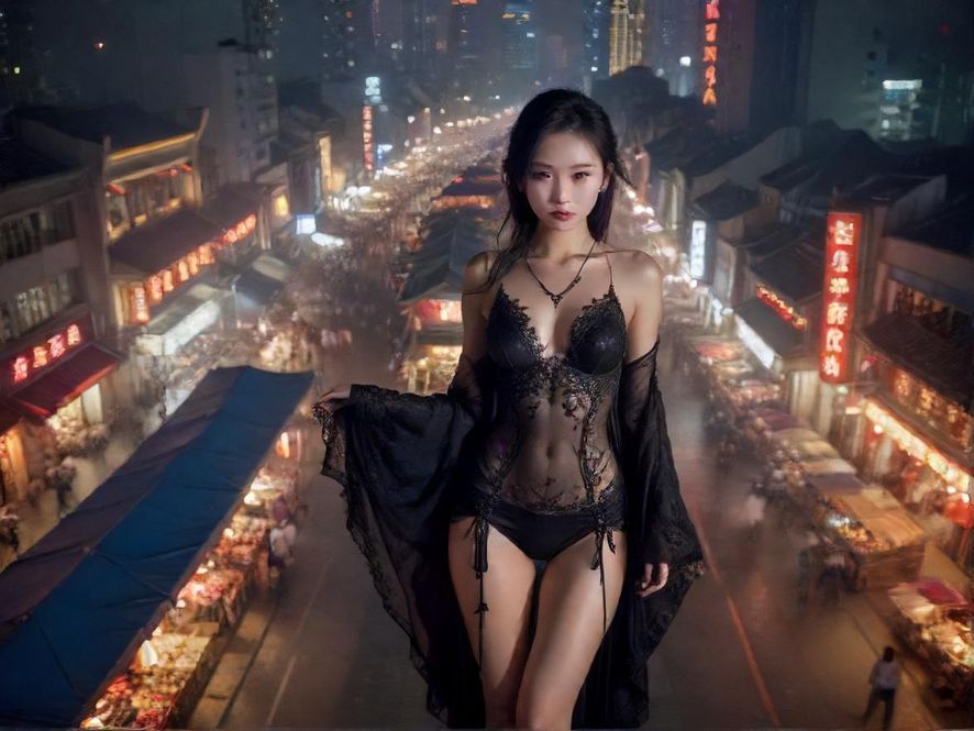 深圳罗湖璀璨夜景，休闲娱乐的好去处