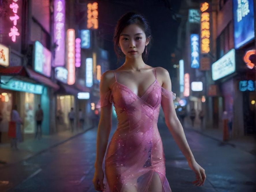 深圳夜间街头