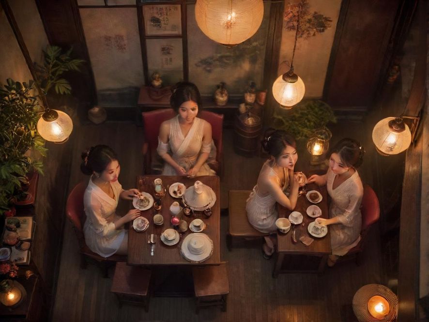 广州海珠休闲场所温馨一角