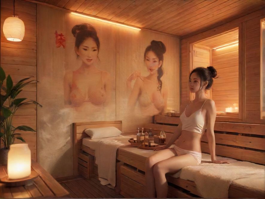广州桑拿会所休息区温馨氛围与茶水服务场景