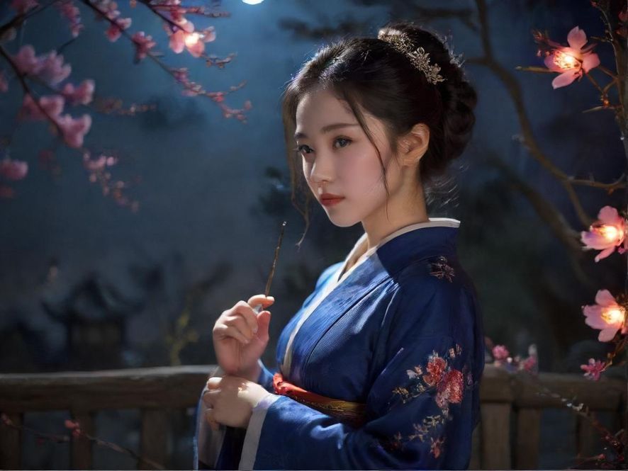 深圳蒲宗夜场繁华街景夜色
