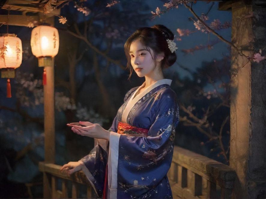 苏州夜生活街头繁华景象
