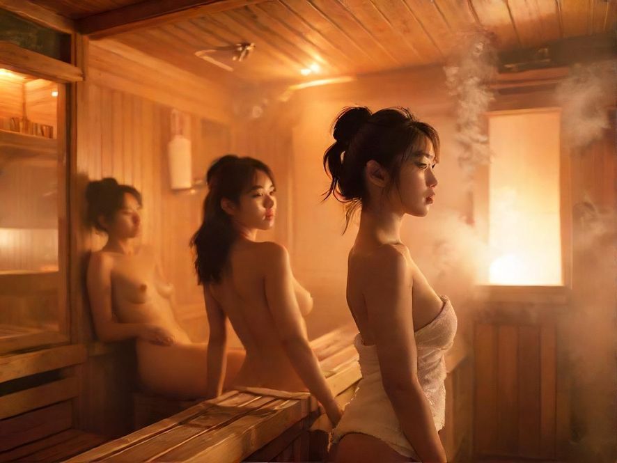 廣州桑拿蒸汽浴室放鬆場景