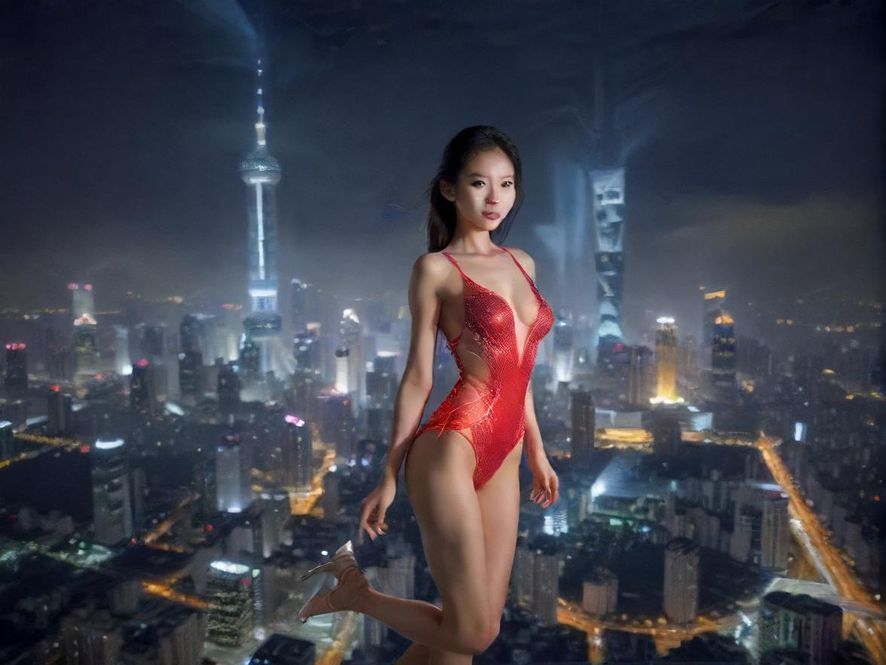 璀璨的城市夜景