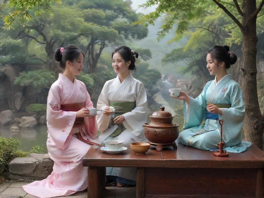 深圳嫩茶会所茶艺表演场景