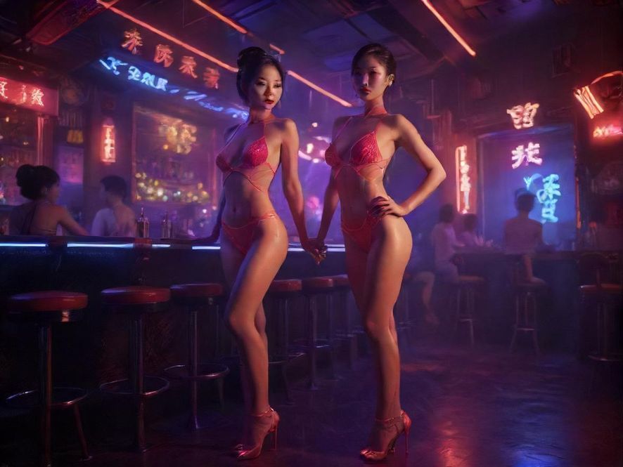 夜场娱乐氛围展示