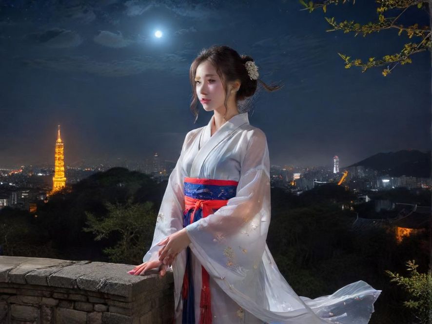 广州桑拿会所夜景外观