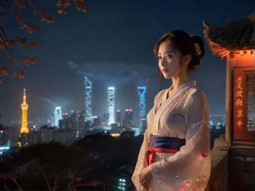广州璀璨的夜景