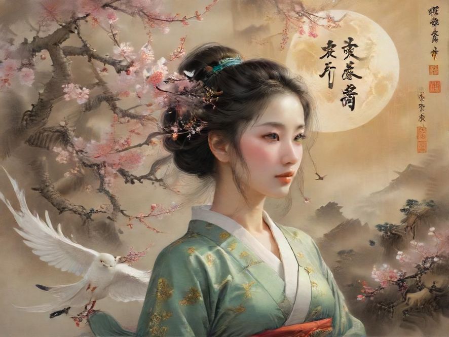 一位成熟女性在私密空间中的侧影，光影交错，充满艺术感