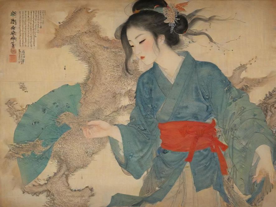 一位专业技师正在提供轻柔的头部按摩服务，近景特写，表情专注而温柔，背景是私密且温馨的包间。